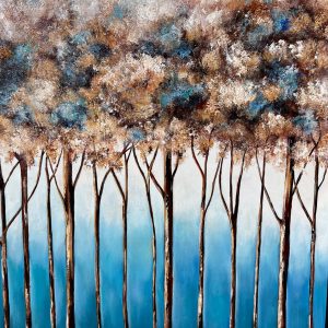 LAN0064 Abstract Blue Trees