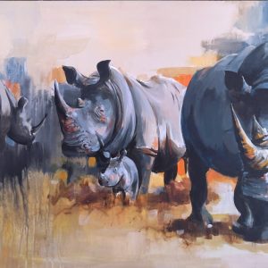 ANI0156 Three Rhinos