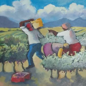 AFR0089 Grape Pickers