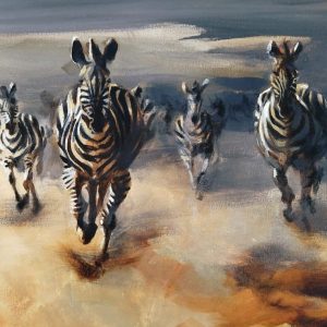 ANI0183 Running Zebras
