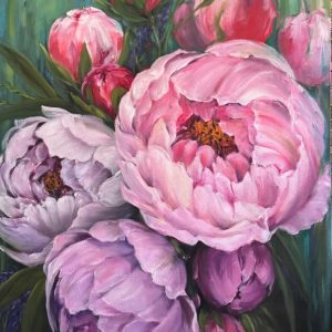 FLO0067 Pink Peonies
